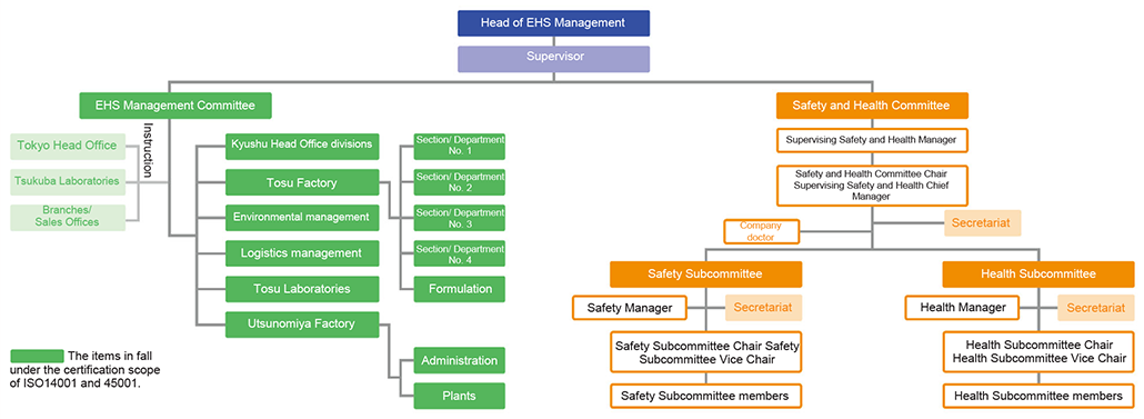 EHS Management Structure