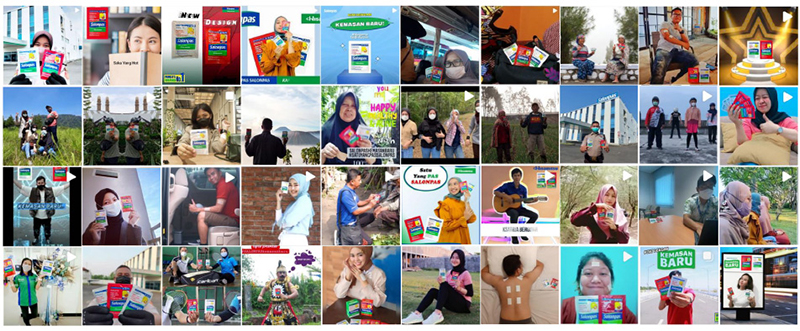 Communication through SNS by Hisamitsu Indonesia